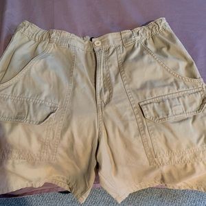 Basic Editions Khaki Cargo Shorts